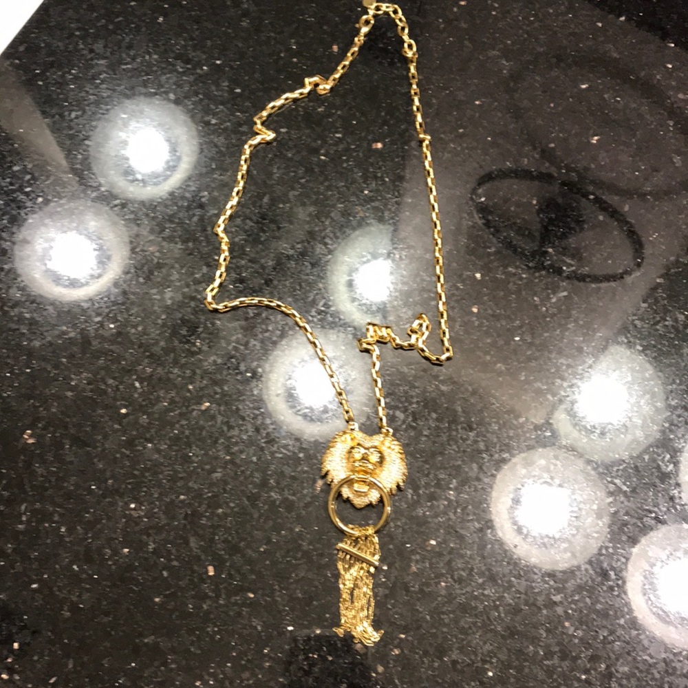 J. Crew Lion Necklace